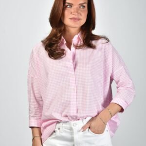 Academia blouse Gioia-34 76D14-420 pink checked