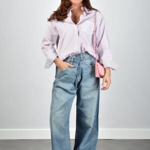 Academia blouse Marie Patch 76D3P2-420 pink striped