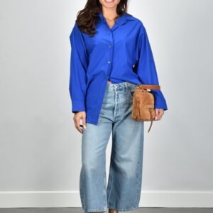 Agolde blouse Sona A7450-1975 cobalt