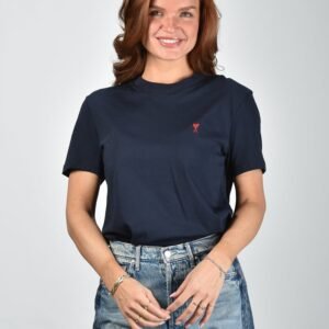 Ami Paris t-shirt ADC Ts Rouge BFUTS035.724 bleu nuit