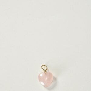 Bonnie Studios Heart Bold Pendant rozequartz