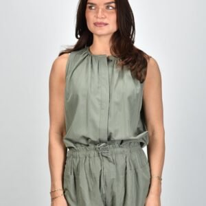 N-AEVY blouse Mira chaki