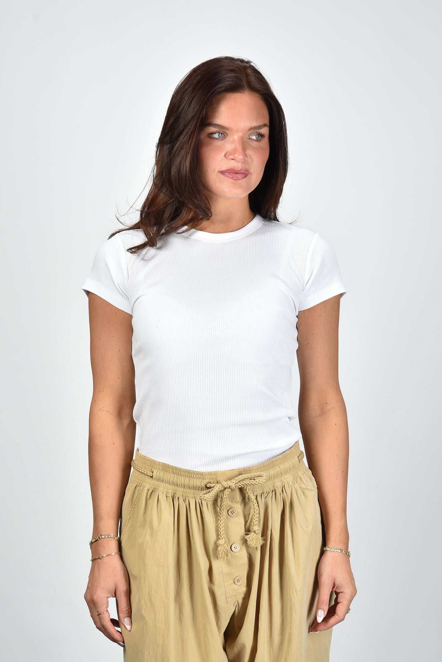 Isabel Marant t-shirt Taomi TS0111FA-A2N39I white 1 Isabel Marant t-shirt Taomi TS0111FA-A2N39I white