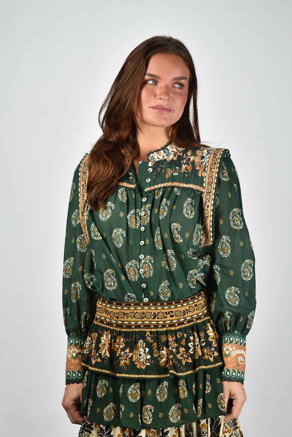 Farm Rio blouse 351137 ayla green 1 Farm Rio blouse 351137 ayla green