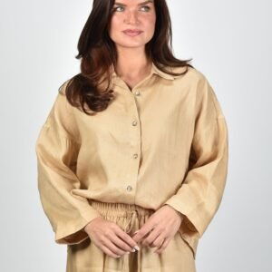 Greek Archaic Kori blouse S26K-1005076 beige