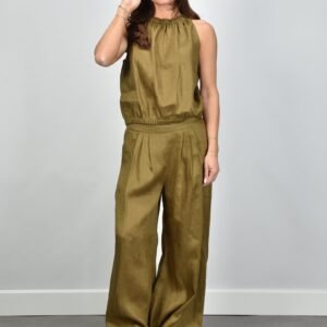 Greek Archaic Kori broek S26K-1001055 khaki