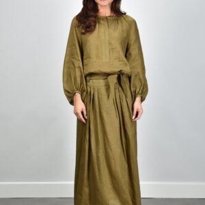 Greek Archaic Kori rok S26K-1002026 khaki