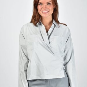 IRO blouse Lyra WP18LYRA ice gray