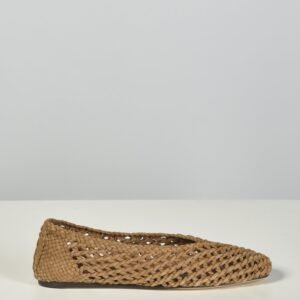 Le Monde Beryl ballerinas Regency Knotted REG-SKN-TAU taupe
