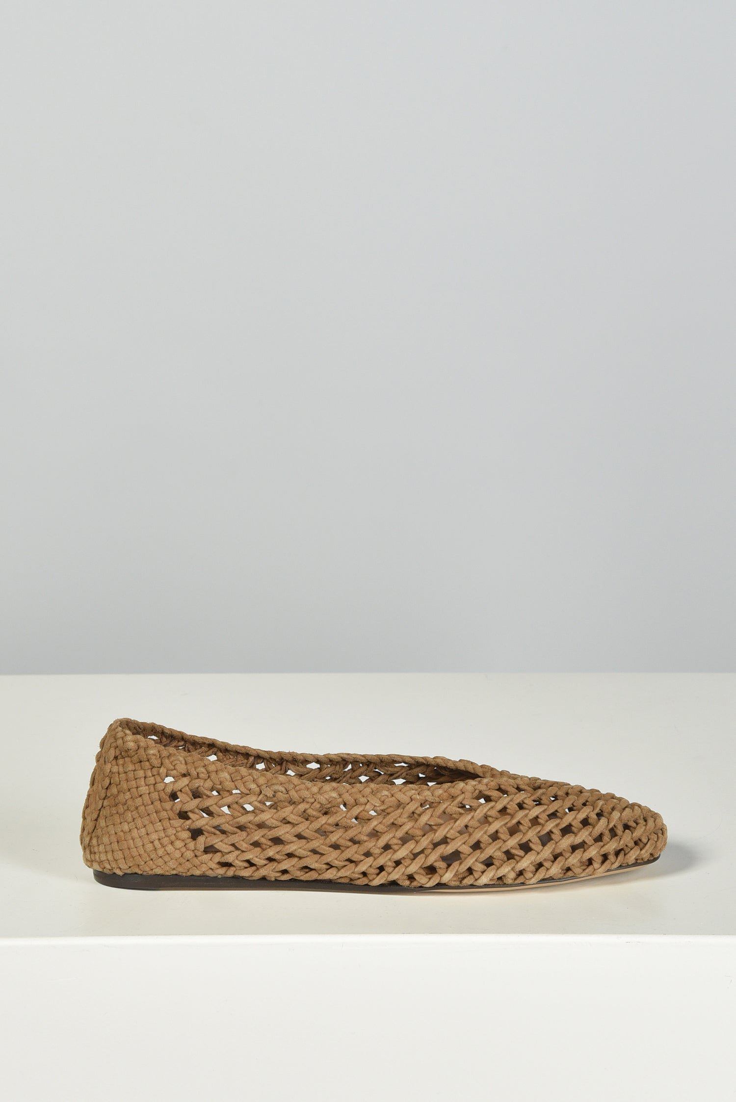 Le Monde Beryl ballerinas Regency Knotted REG-SKN-TAU taupe 1 Le Monde Beryl ballerinas Regency Knotted REG-SKN-TAU taupe