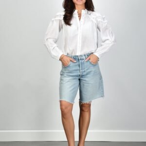 Marant Etoile blouse Christa HT0681FB-B3J04E white
