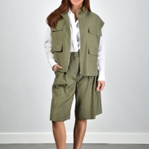 Margaux Lonnberg gilet Gilma kaki