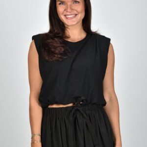N-AEVY t-shirt Cleo black