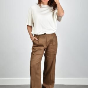 Nine In The Morning broek Blenda 9SS26-BLD34 mocha