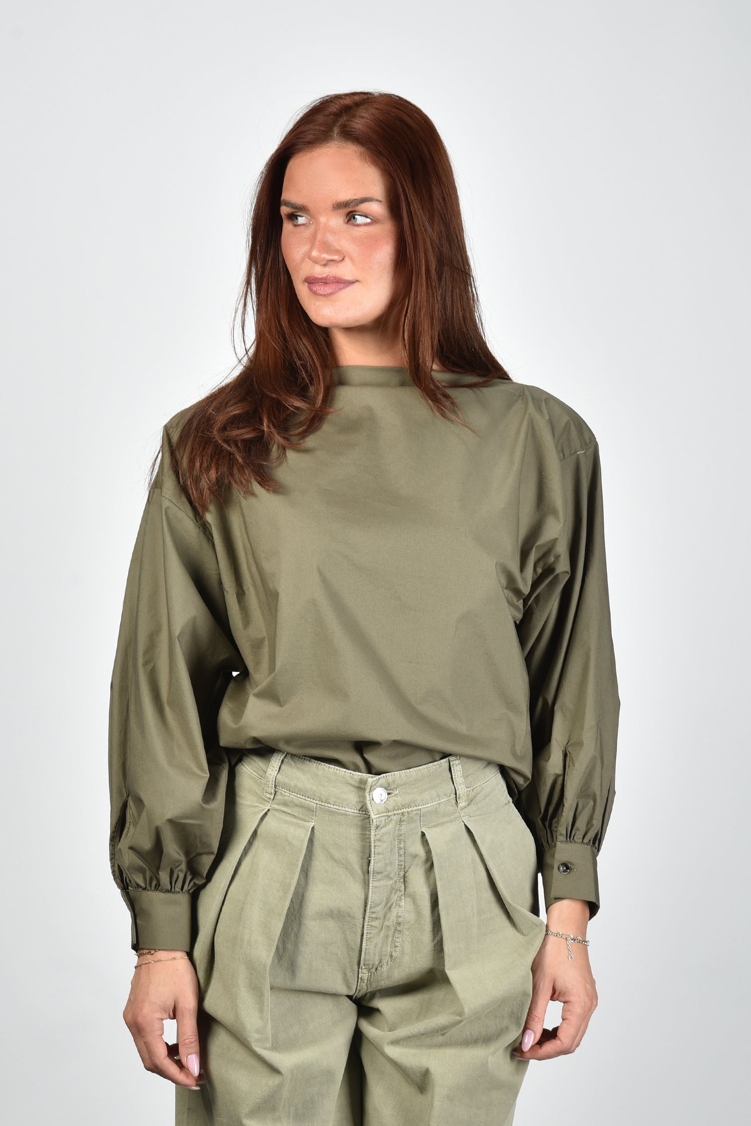 Nine In The Morning top Cuba 9SS26-CBA02 olive 1 Nine In The Morning top Cuba 9SS26-CBA02 olive