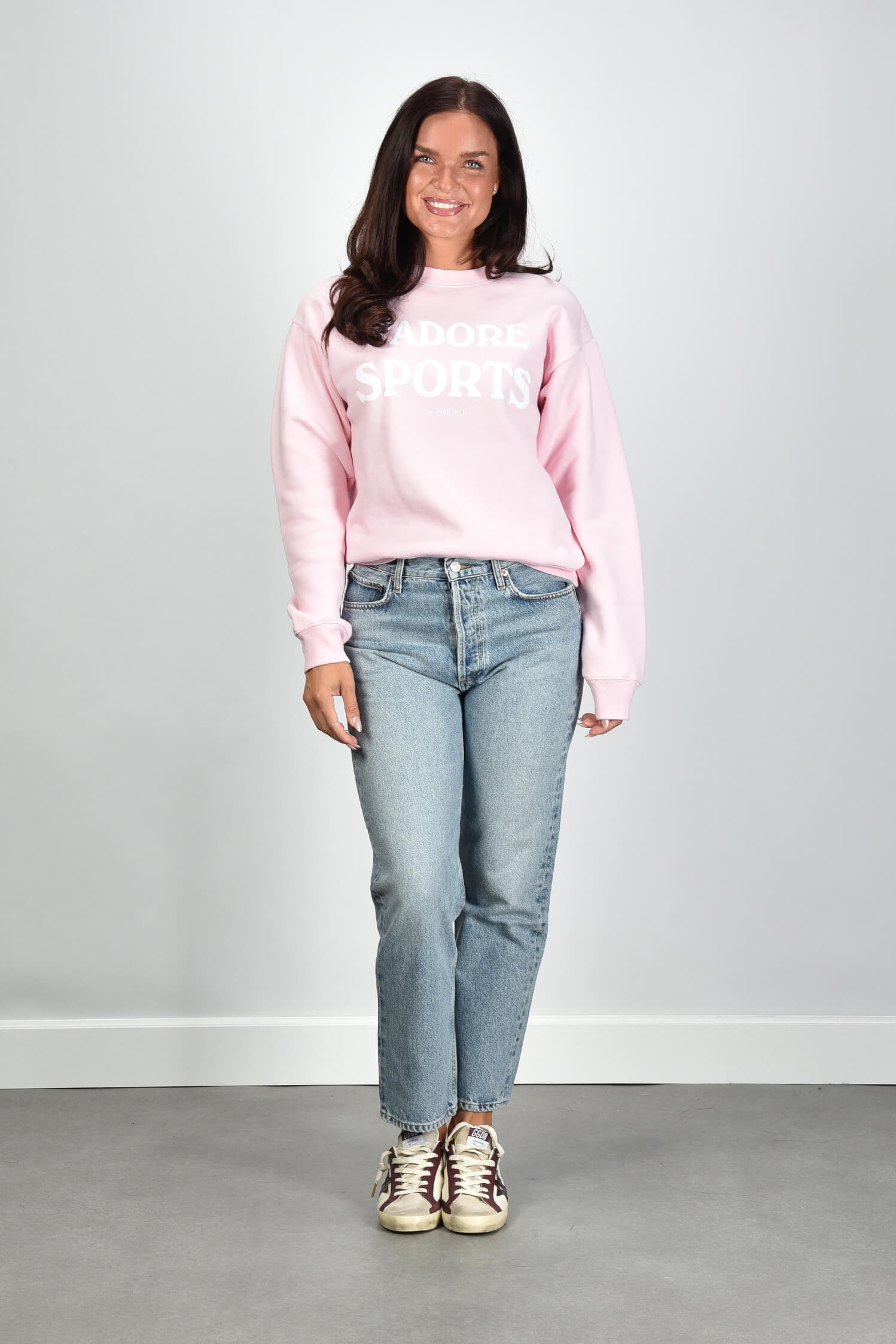 Sporty & Rich trui Jadore ST09873702P144 laffy white 1 Sporty & Rich trui Jadore ST09873702P144 laffy white