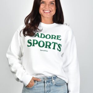 Sporty & Rich trui Jadore ST09873702WH01 white kelly