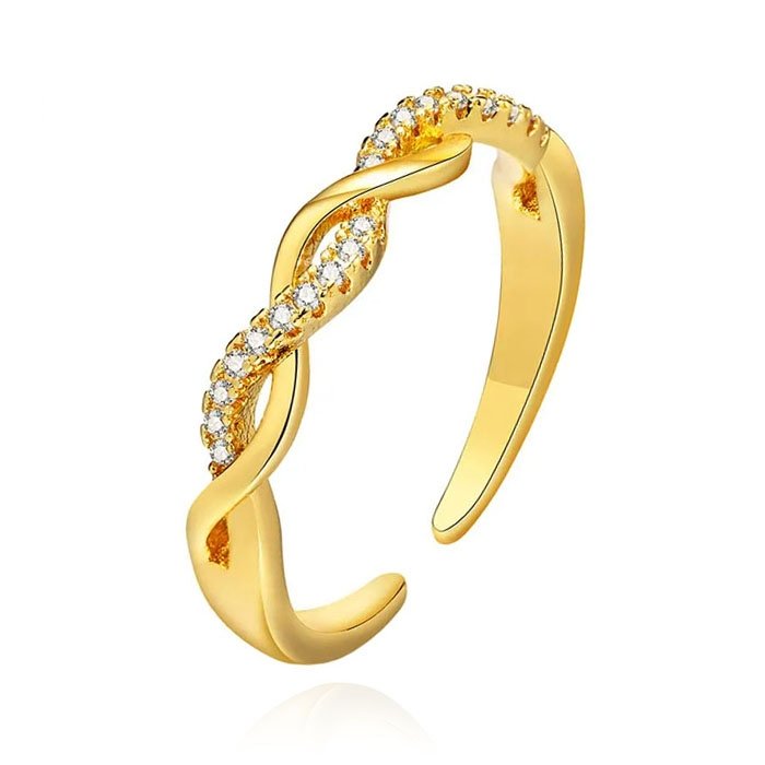 Cilla Jewels Damesring met Verstrengeld Twisted Ontwerp 1 Cilla Jewels Damesring met Verstrengeld Twisted Ontwerp