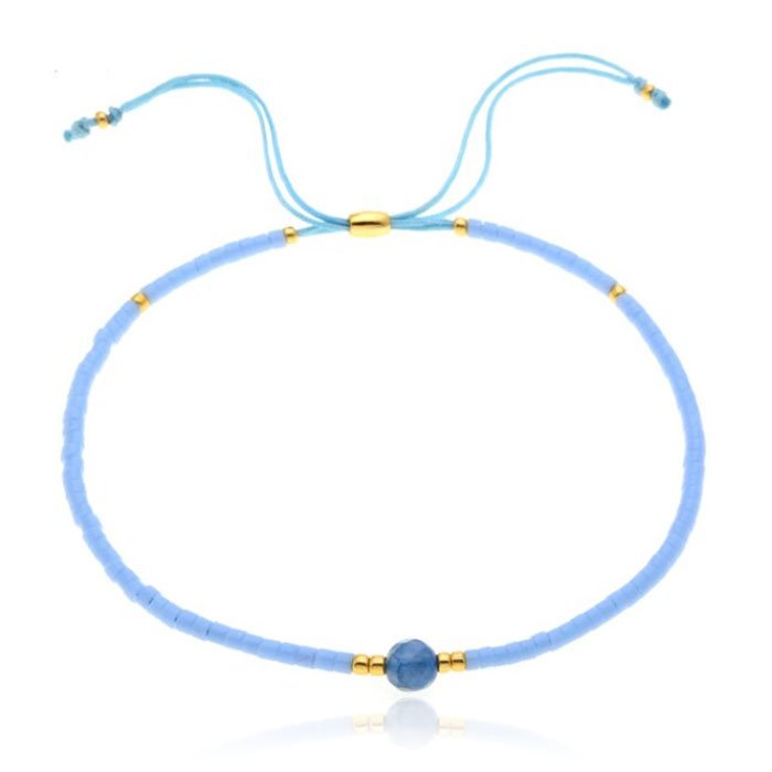Deja Armband Miyuki Glas kralen - Blue 1 Deja Armband Miyuki Glas kralen - Blue