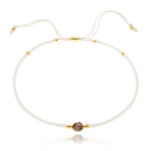 Deja Armband Miyuki Glas kralen - White