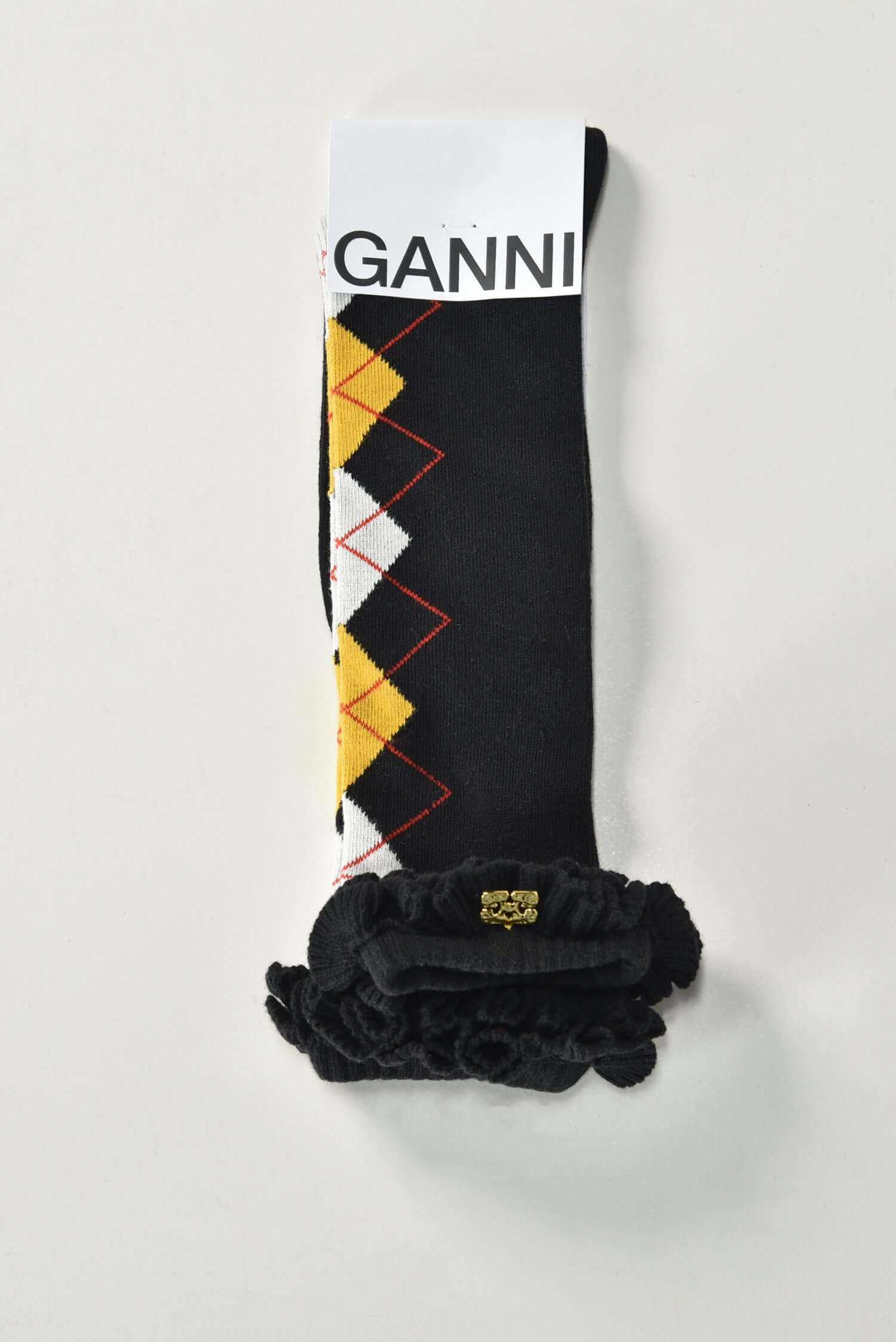 Ganni sokken B3020229 black 1 Ganni sokken B3020229 black