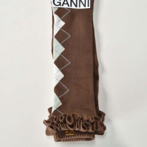 Ganni sokken B3020238 chicory coffee