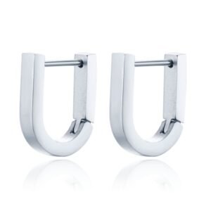 Heren Oorbellen LGT JWLS Geometric shape 1 - Zilver