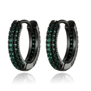 Heren Oorringen Tom Jaxon - Luxury Green