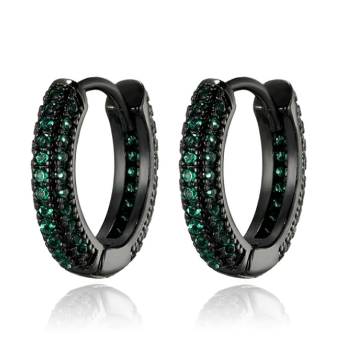 Heren Oorringen Tom Jaxon - Luxury Green 1 Heren Oorringen Tom Jaxon - Luxury Green