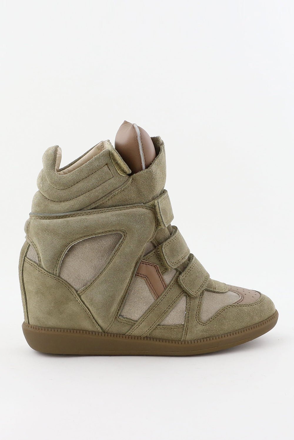 Isabel Marant sneakers Bekett BK0010FA-A1E19S taupe 1 Isabel Marant sneakers Bekett BK0010FA-A1E19S taupe