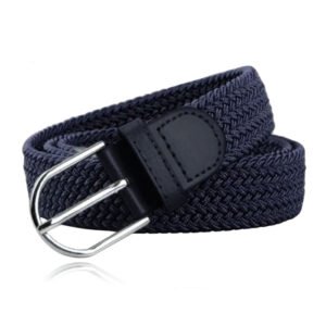LGT JWLS Herencanvasriem - Elastisch, Blauw-100cm