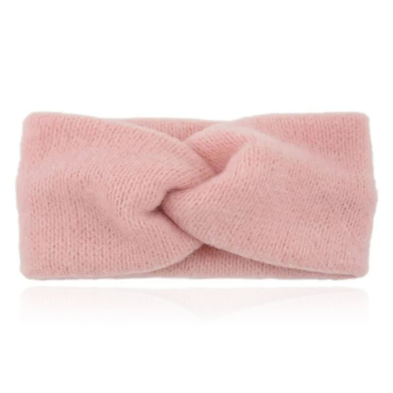 LGT JWLS Zachte Gebreide Oorwarmer Hoofdband - Heerlijk Zacht - Roze