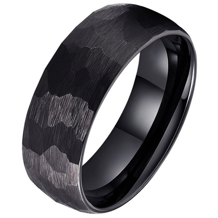 Tom Jaxon wolfraam Ring Facet Mat Zwart-22mm 1 Tom Jaxon wolfraam Ring Facet Mat Zwart-22mm