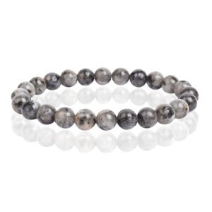 Natuursteen Armband met 8mm Kralen Memphis - Labradorite