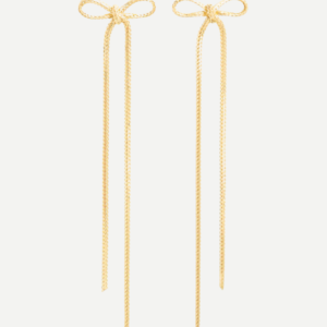 oorbellen Strikjes Medium EBF006 gold plated