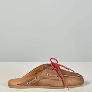 Posa loafers Mule PW48-201 dark brown