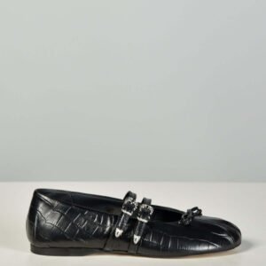 Posa ballerina's Vita Western Croco PW226-600 black